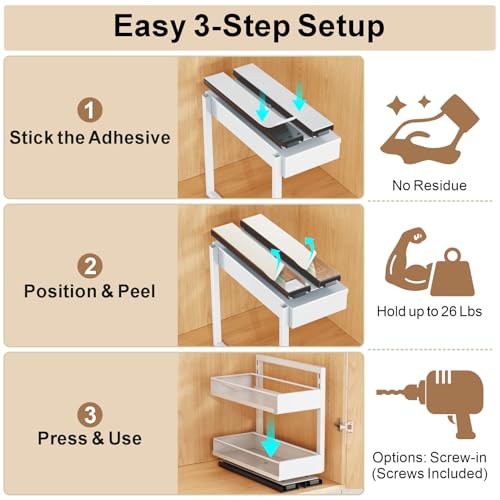 iSPECLE Vertical Spice Rack Pull Out - 1 Pack Spice Organizer for Cabinet - color: 1-Pack White