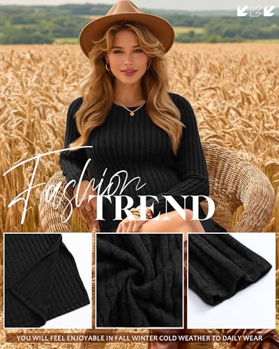 3 Pack Maternity Shirts Pregnancy Sweaters Tunic Tops - color: Coffee, Brown, Black, size: Small