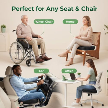 Gel Seat Cushion For Long Sitting Hip Butt Pad for Office Car Seat