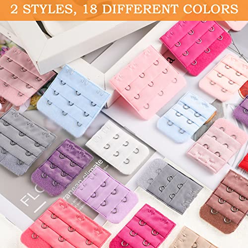 Eboot 36 Pcs Women's Bra Extenders 2 Hook / 3 Hook