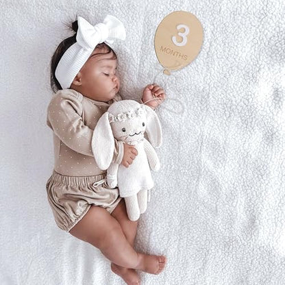 Balloon First Year Milestone Wooden Board-Newborn Monthly Announcement