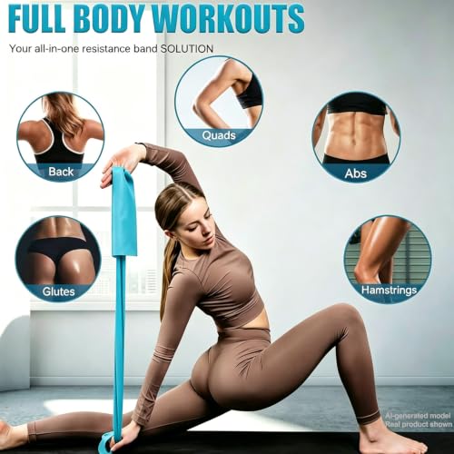 Long Resistance Bands for Working Out, Physical Therapy, Yoga & Pilates