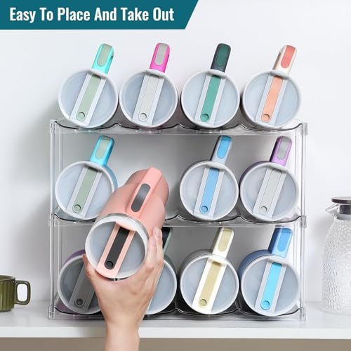 Premium Water Bottle Organizer for Stanley 40OZ & Various Bottles, Tumblers - size: 3 Tier for 12
