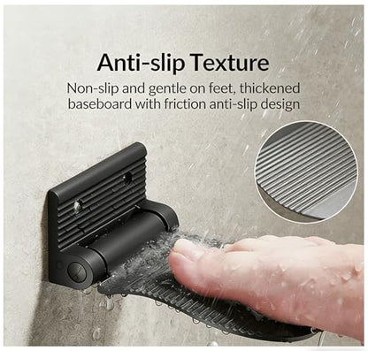 OCEYAUR Shower Foot Rest for Shaving Wall Mounted Pedal Foot Stand Bathroom