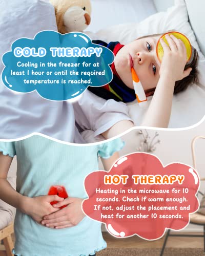 Kids Ice Packs for Boo Boos, 6 Pcs, FSA Eligible HSA, Small Gel Pack Injury - style: Kids Ice Packs - 6 Pack
