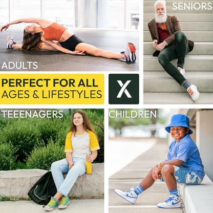 Xpand No Tie Elastic Shoe Laces for Sneakers - Shoelaces for Adults & Kids - color: Gray Reflective