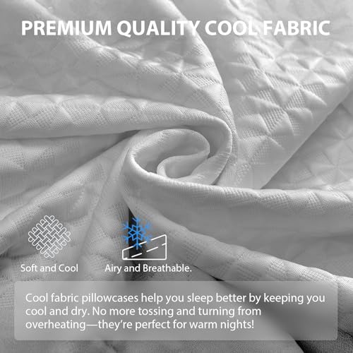 7.5" Wedge Pillowcase Soft and Breathable Replacement Case Light Grey, Only One Cover - color: Light Grey Cover, size: 24*24*7.5 inch