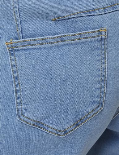 Maternity Barrel Jeans Wide Leg Denim Pants - color: Light Blue, size: Small