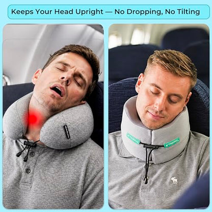 Side Support Travel Pillow: Comfortable Sleep on Long-haul Flights
