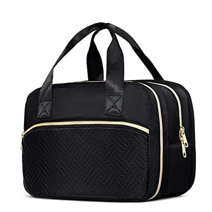 Fasrom Wearable Breast Pump Bag, Insulated Pump Carrying Case with Cooler - color: Black