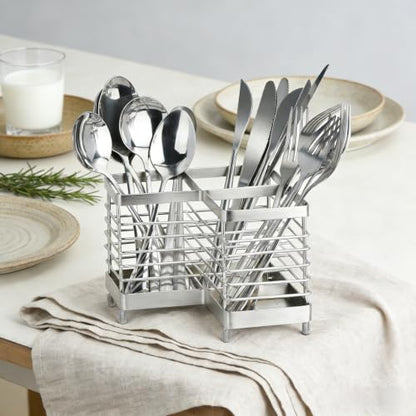 Utensil Holder, Stainless Steel Utensil Drying Rack for Kitchen Counter - color: Triangle