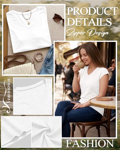 Women's Nursing Shirts - color: White, size: Small
