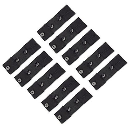 Self-Adjusting Button Waist Stretch Extender Helps Save on Maternity Clothes (Small Adds 5-7", 10-pk) - color: 10-pk, size: Small Adds 5-7"