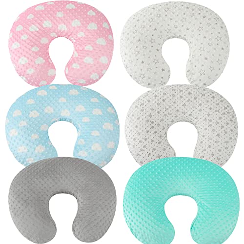 Dot Nursing Pillow Cover Set 2 Pack Compatible with Boppy Pillow - color: Grey & Green