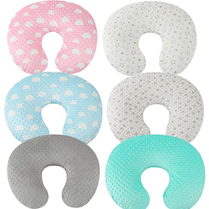 Dot Nursing Pillow Cover Set 2 Pack Compatible with Boppy Pillow - color: Grey & Green
