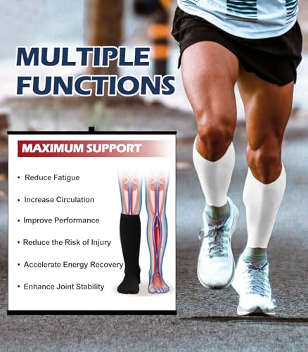 Breslatte Compression Socks for Women Men 15-20 mmHg - color: 3s4 3nude 4, size: Small-Medium