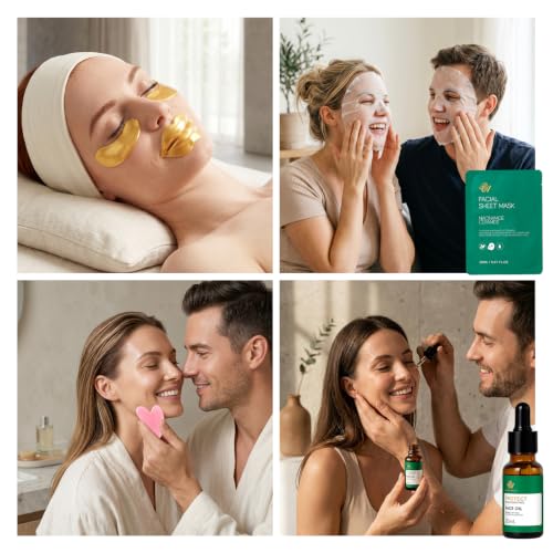 Gifts for Women & Men, 35Pcs Eucalyptus Home Spa Gift Basket, Get Well Soon