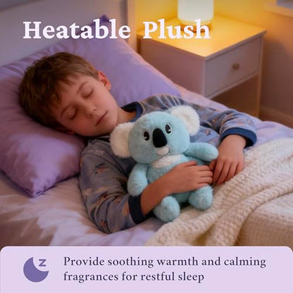 IKASA Microwavable Stuffed Animal Koala Plush,Heating Weighted 1.5 lbs - color: Light Blue Koala