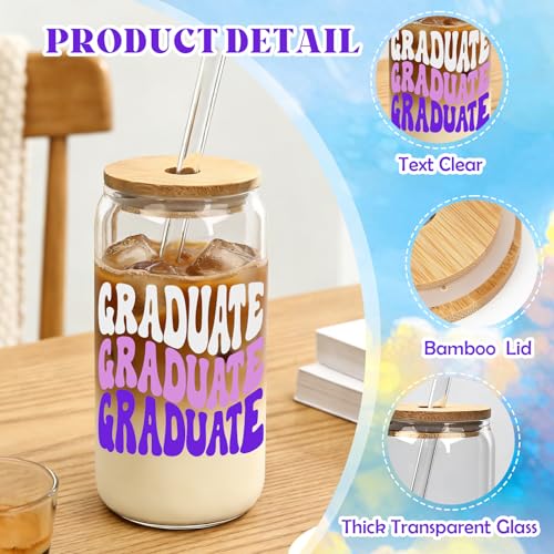 Graduation Gift Ideas for Her 2026, 18 Oz Iced Coffee Cup - style: Classic