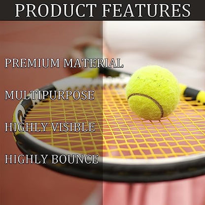 Swingers Tennis Balls, 6/20/36/80 Pack Training Exercise Balls for Pet Dog - color: Pink, size: 20 PACK