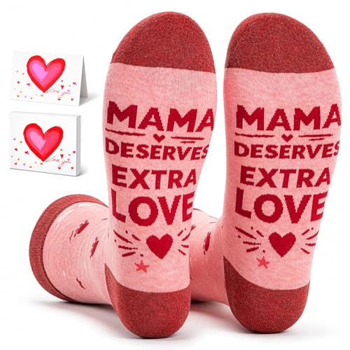 Funny Socks for Mom,Mom to be Gift with Box & Card,Size 6-12 - color: Mom to Be Socks