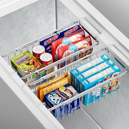 Orgneas Freezer Baskets for Chest Freezer Real Capacity Expandable - color: 2pcs