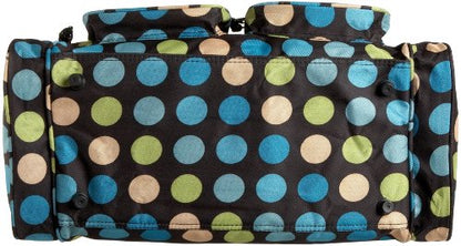 Rockland 19" Polyester Duffel Bag, Multi Blue Dot - color: Multi Blue, size: 19"