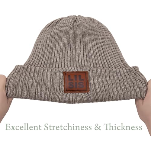Cute Beanies Warm Soft Winter Hat Christmas Beanie Unisex - color: Bro Sis Sets