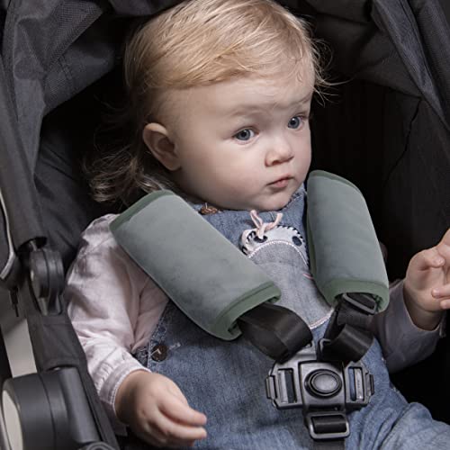 COOLBEBE Car Seat Straps Shoulder Pads for Baby Kids - color: Grey, size: Small