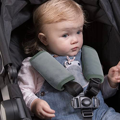 COOLBEBE Car Seat Straps Shoulder Pads for Baby Kids - color: Grey, size: Small