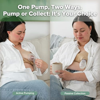 haakaa Manual Breast Pump 4oz/100ml & Ladybug Milk Collector 2.5oz/75ml Set - size: 3 Piece Set