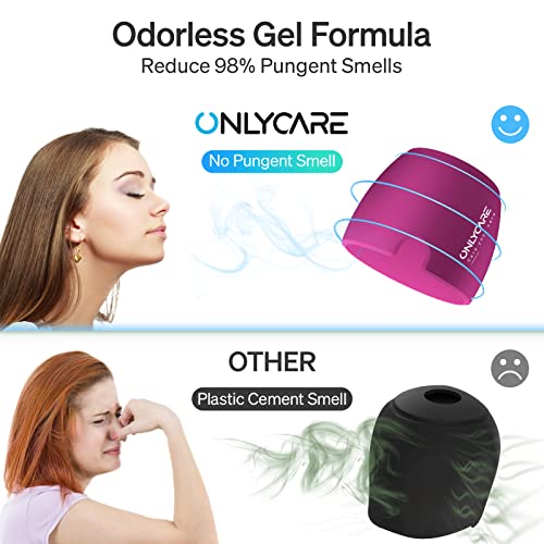 ONLYCARE Migraine Relief Cap, Upgraded Odorless Headache Relief Cap - color: Hot Pink