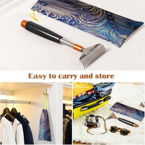 Large Back Scratcher for Women Men Instant Itch-Relief - color: Black, size: L