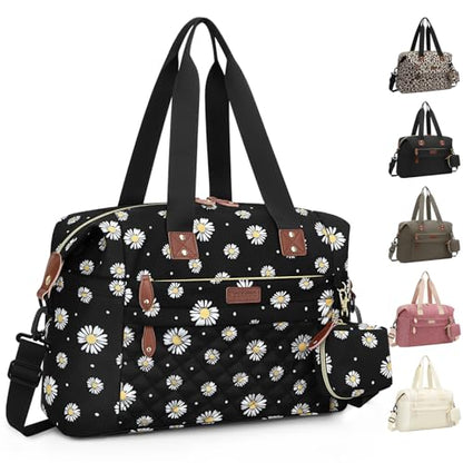 Pritent Diaper Bag Tote Waterproof Maternity Baby Bags with Pacifier Case - color: Daisy, size: Medium