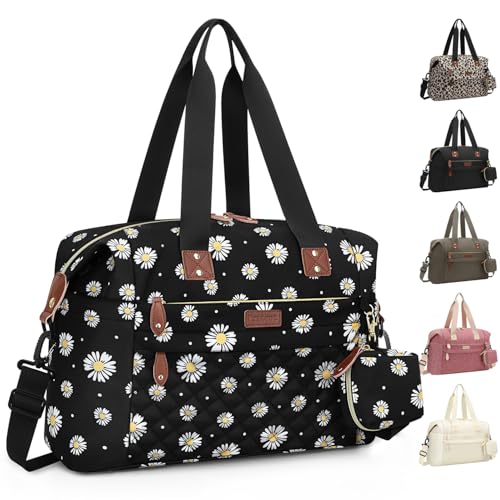 Pritent Diaper Bag Tote Waterproof Maternity Baby Bags with Pacifier Case - color: Daisy, size: Medium