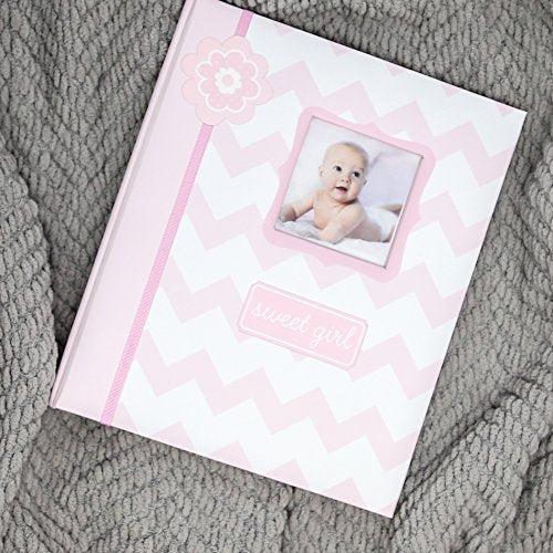 Lil Peach First 5 Years Chevron Baby Memory Book Journal, Pink - style: Chevron Pink