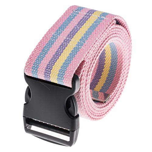 COW&COW Gait Belt 54inch - Transfer and Walking Assistance with Quick Release Buckle for Caregiver Nurse Therapist 2 inches(Rainbow) - color: Rainbow, size: 54 Inch (Pack of 1)