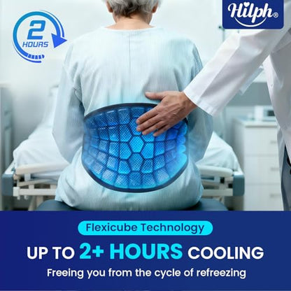 Hilph 2 Hours Long Lasting Large Ice Pack for Back Pain Relief Reusable