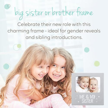 Me & My Sister Sibling Photo Frame - size: One Size, style: Me and My Sister Frame