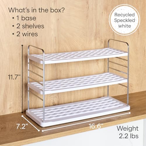 YouCopia UpSpace 12 Water Bottle Organizer, Adjustable Tumbler Cabinet Rack - size: 12 Bottle Premium