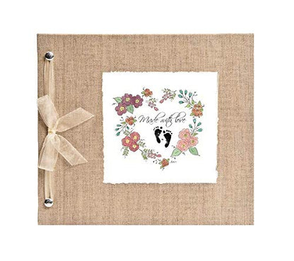 Pregnancy Journal, Diary and Planner for Expecting Mothers. Heart Wreath. Beautiful and Unique Gift for Moms