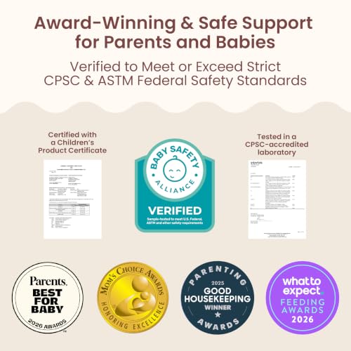 Boppy Nursing Pillow, Luxe Ergonomic Breastfeeding & Baby Feeding Support - color: Luxe - Quilted Moss