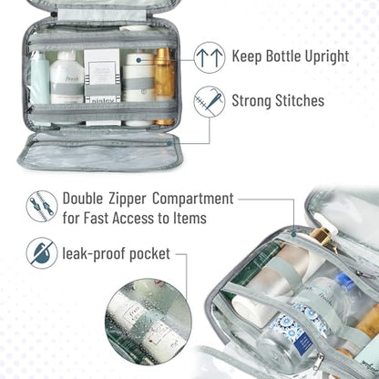 Travel Toiletry Bag Organizers, Gray