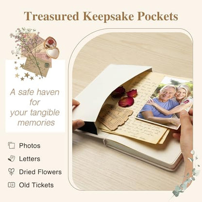 Guided Grief Journal Sympathy Gift Set with Photo Frame Cover - style: Guided Grief Journal