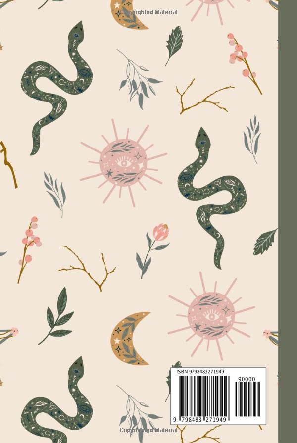 Independently Published Pregnancy Journal: Cute Witchy Celestial Week by Week Pregnancy Planner with Prompts (2023, A5)
