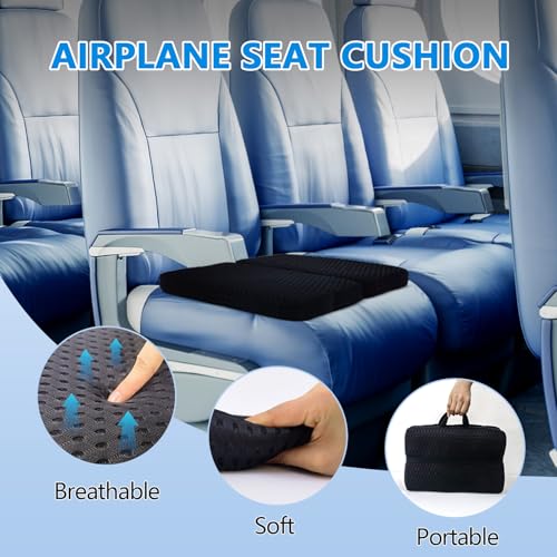 Portable Foldable Seat Cushion Soft Thick for Stadium Travel Camping Office - size: L--18" x 13.8" x 2"