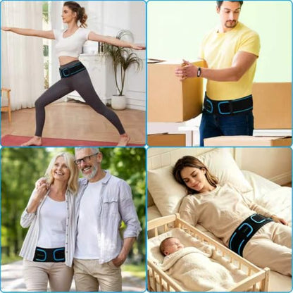 KONSEDIK Sacroiliac SI Pelvic Belt,Lower Back Support Brace for Men&Women-L - size: Large