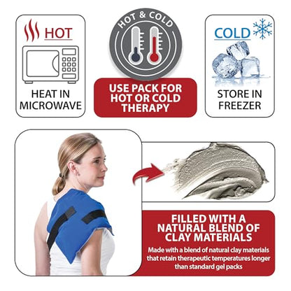 Reusable Hot & Cold Therapy Pack for Pain Relief and Injuries, Small - size: Small - 3 x 5 Inch