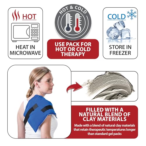 Reusable Hot & Cold Therapy Pack for Pain Relief & Injuries, Trisectional - size: Tri-Sectional - 11 x 15 Inch