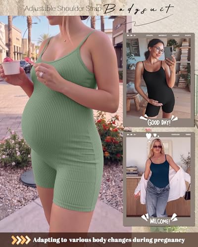 3 Pack Maternity Jumpsuits - color: Gray Green, Navy Blue, Black, size: Small